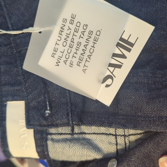 SAME Los Angeles The Barrel Jean Deep Indigo 28 $498 Instore 100%Japanese Denim - Picture 9 of 11